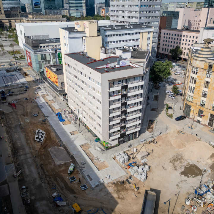 Przebudowa ulic Złota i Zgoda: prace przekroczyły półmetek